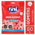 Gomitas Fini Aros Ácidos 80 g (Caja 12 un)