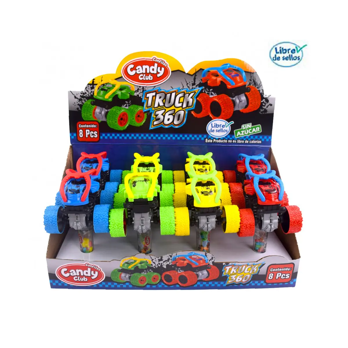 Juguete Truck 360 - Caja 8 Unidades