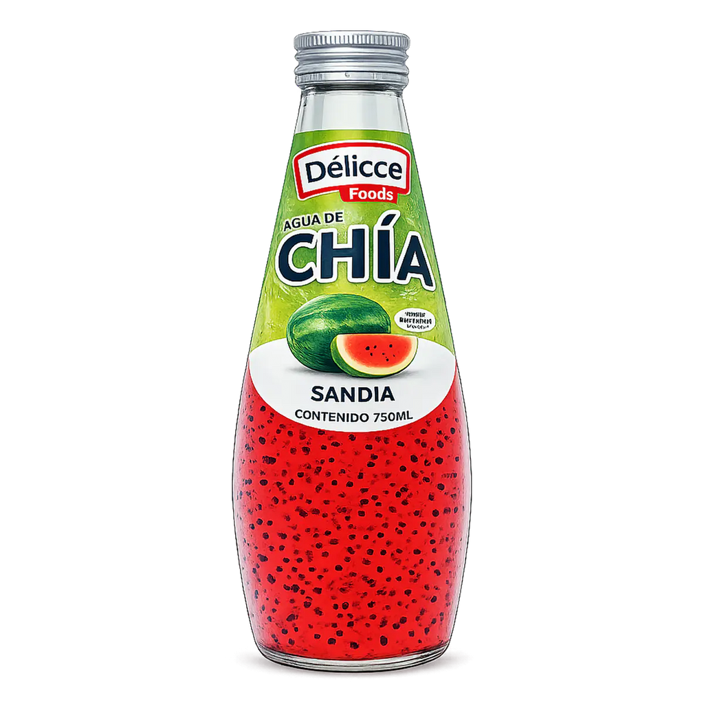 Agua de Chia Sandia