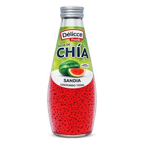 Agua de Chia Sandia