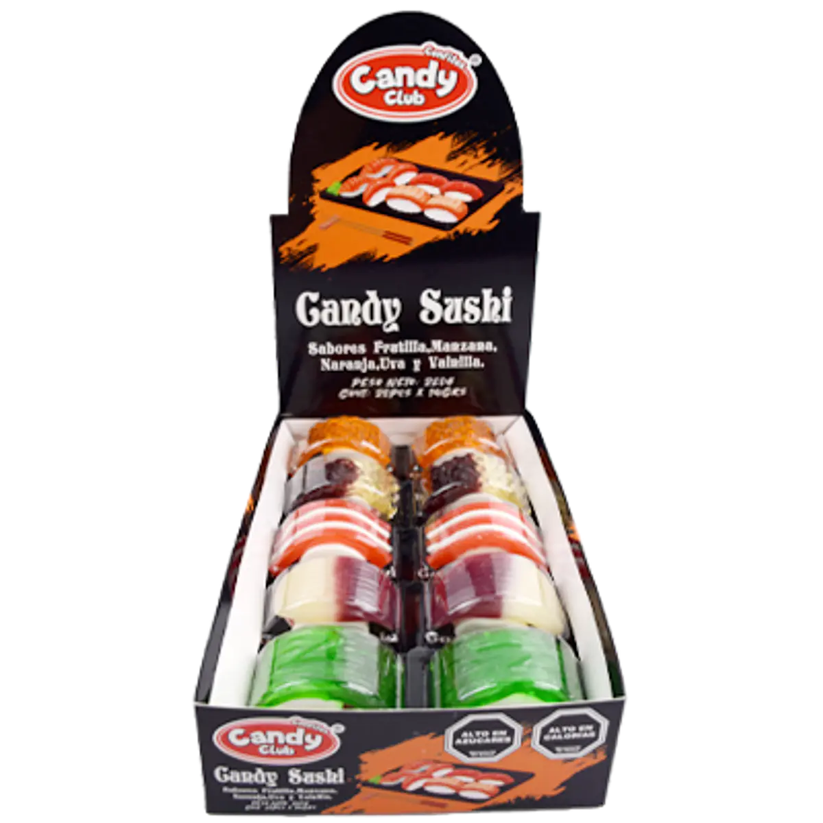 Gomitas Candy Sushi display 20 unidades