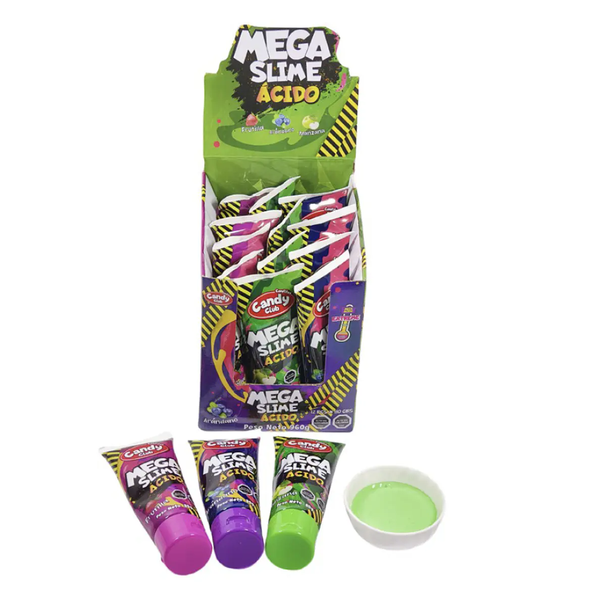 Mega Slime Ácido – Gel Ácido Sabor a Frutas
