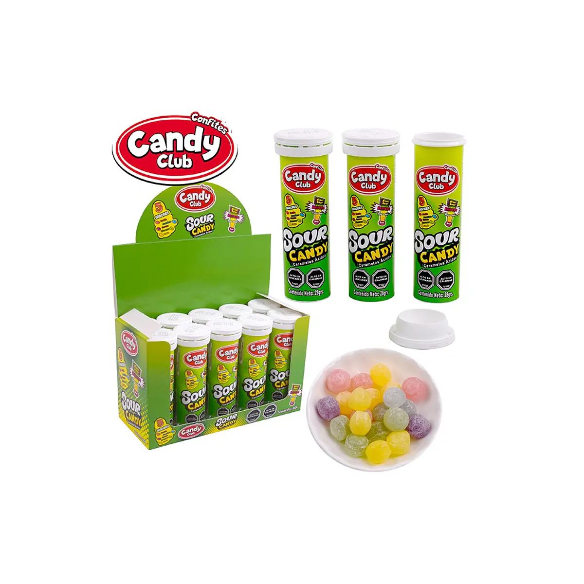 Sour Candy Display 10 Unidades