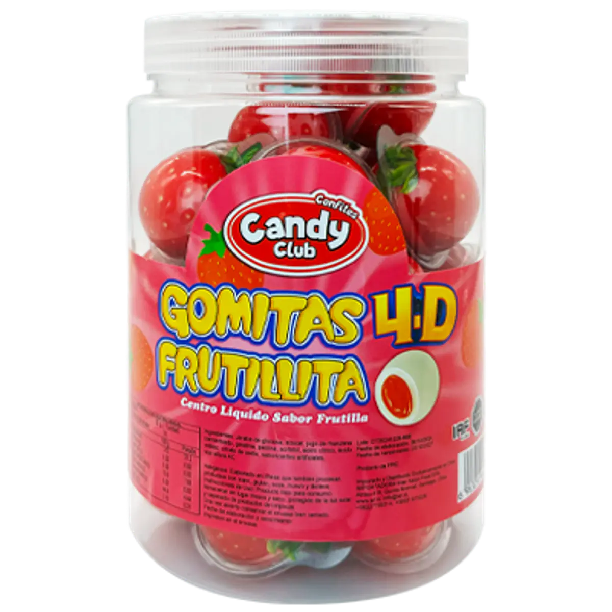 Gomitas de Frutillas 4D