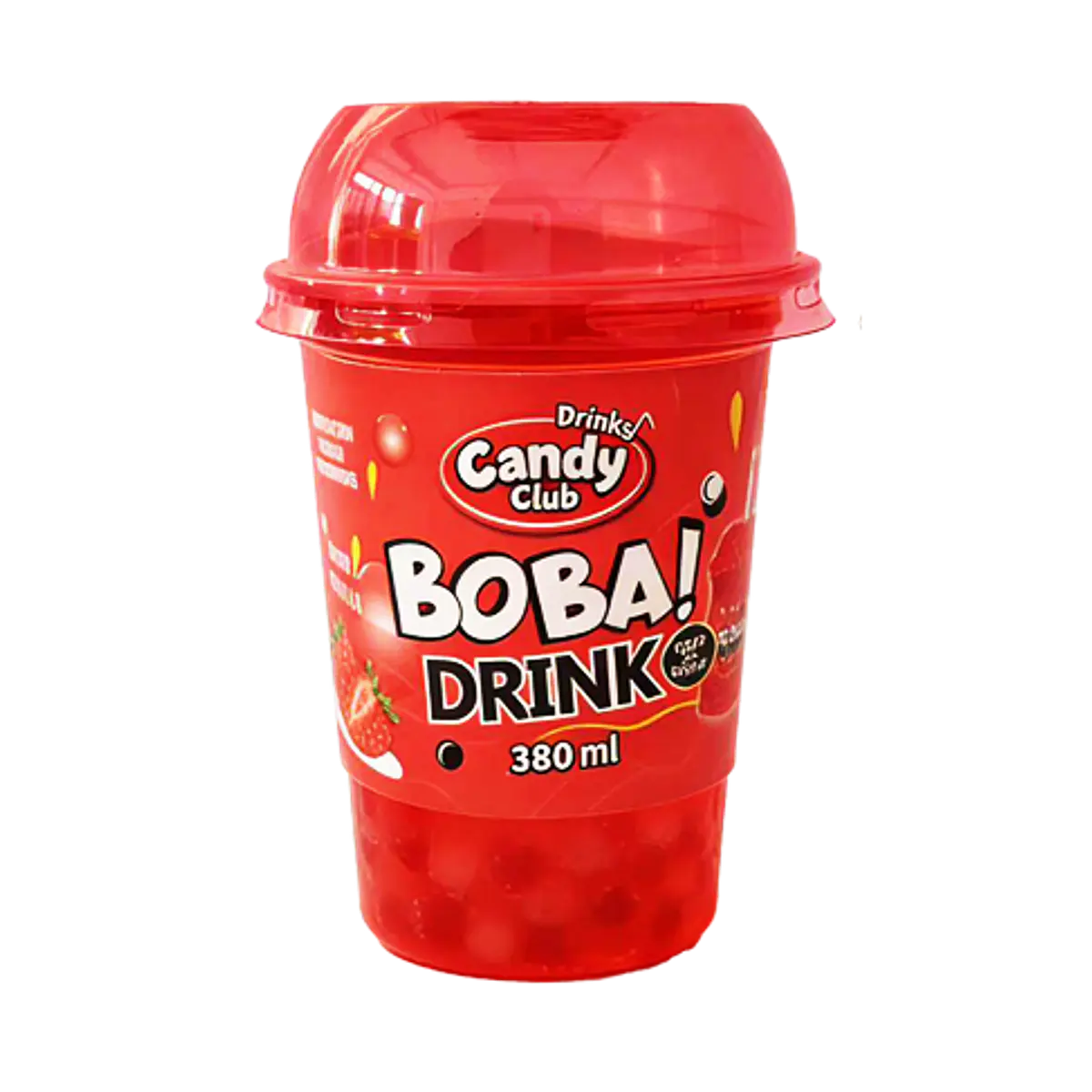 Boba Drink Sabor Frutilla 24 Unidades