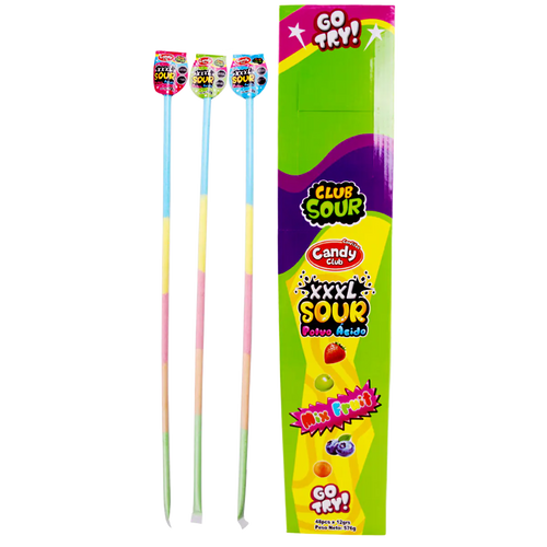 Polvo Sour XXXL 12gr Candy Club (Display 48 un)