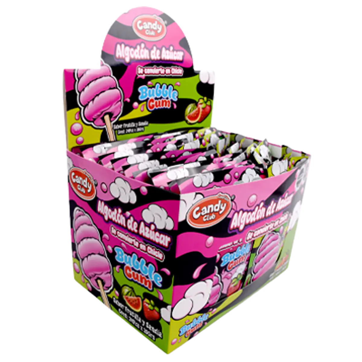 Algodon de Azucar Bubble Gum