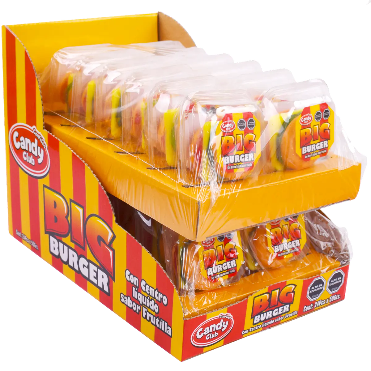 Big Burger Display de 24 Unidades