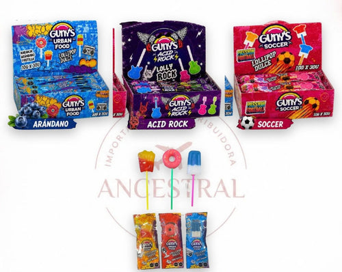 Lollipop Dulce Gunys Soccer 10gr (Display 30 un)