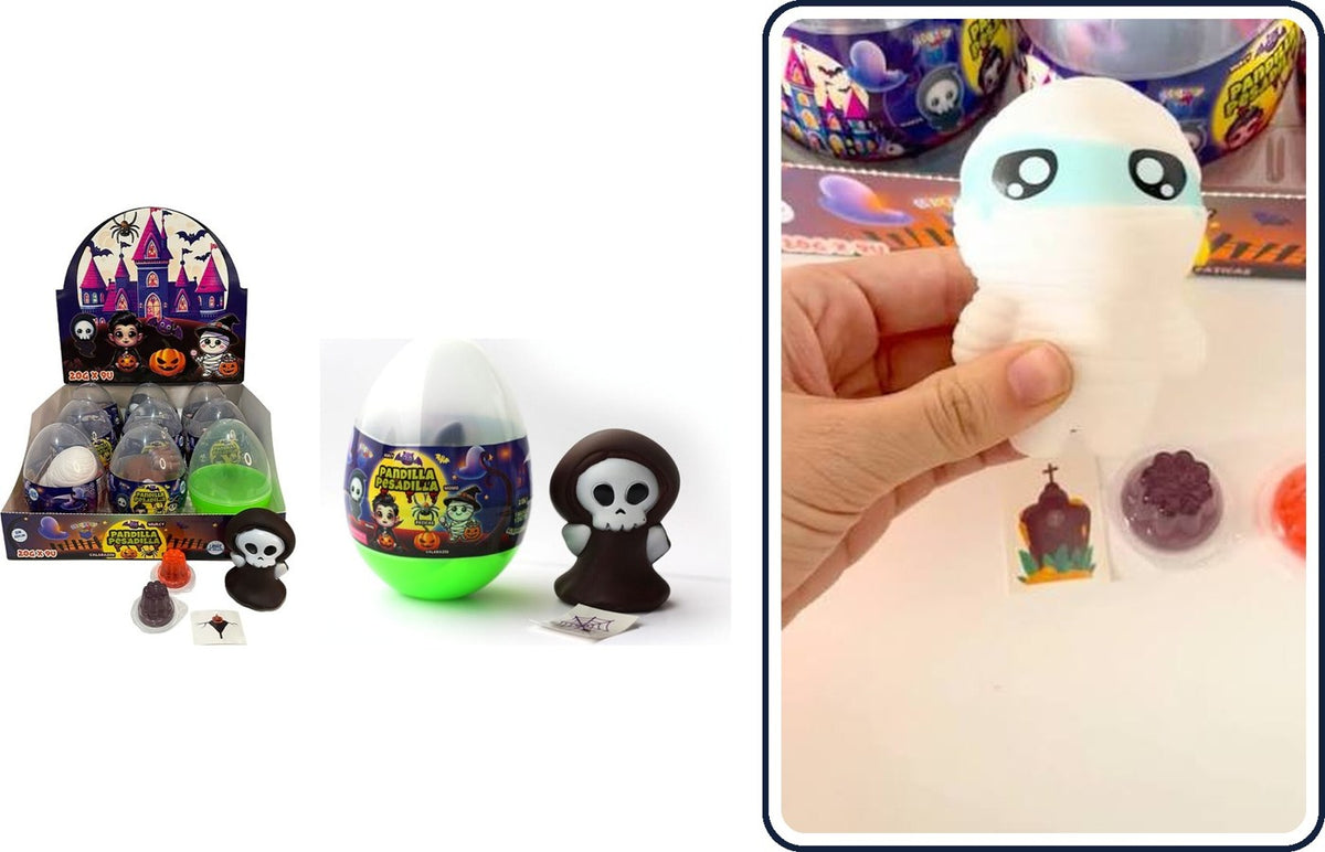 Huevo Pandilla Pesadilla 20gr Divertoy (Display 9 un)