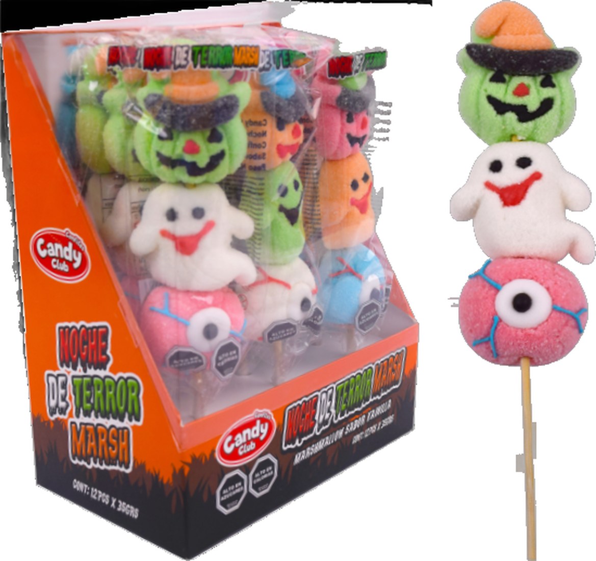 Noche de Terror Marsh Candy Club (Display 9 un)