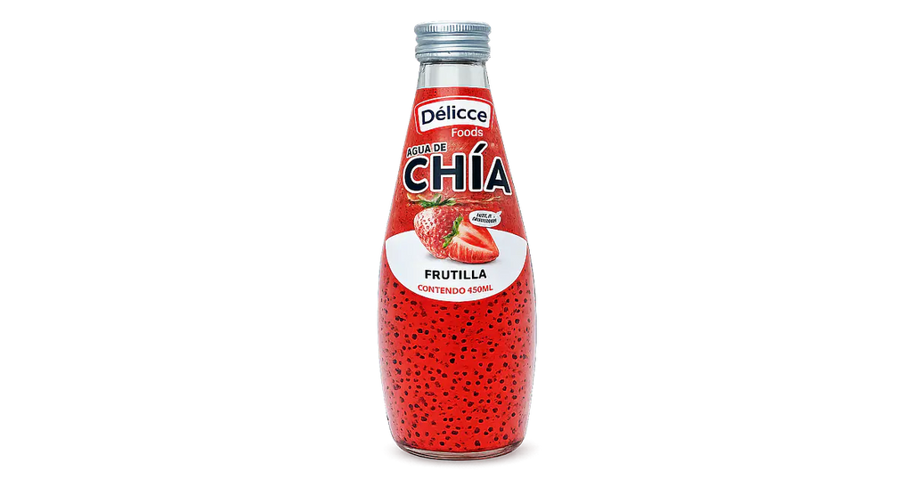 Agua de Chia Frutilla