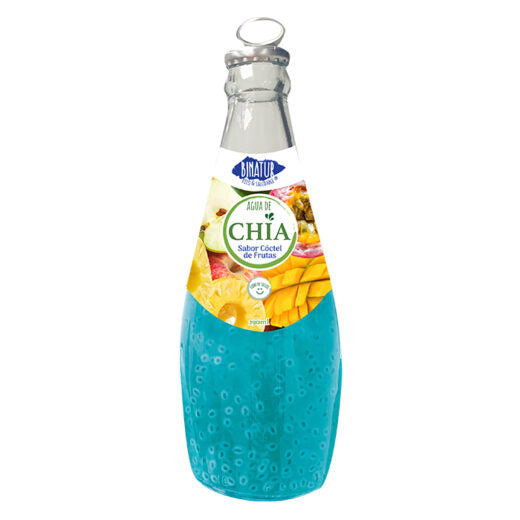 Agua de Chía sabor cóctel de frutas