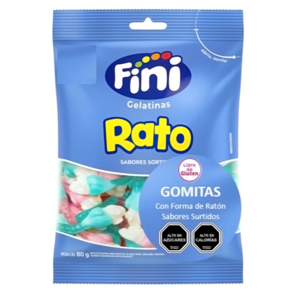 Gomitas Fini Ratón 80 g (Caja 12 un)