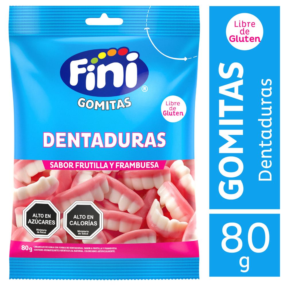 Gomitas Fini Dentaduras 90 g (Caja 12 un)