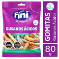 Gomitas Fini Gusanos Ácidos 90 g (Caja 12 un)