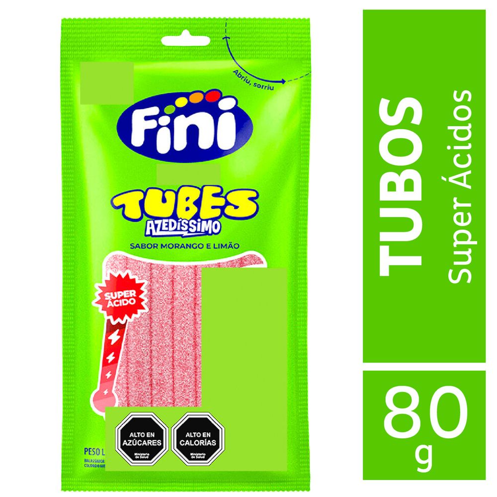 Tubos Fini Súper Ácidos 80 g (Caja 12 un)