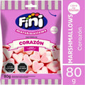 Marshmallows Fini Corazón 80 g (Caja 12 un)