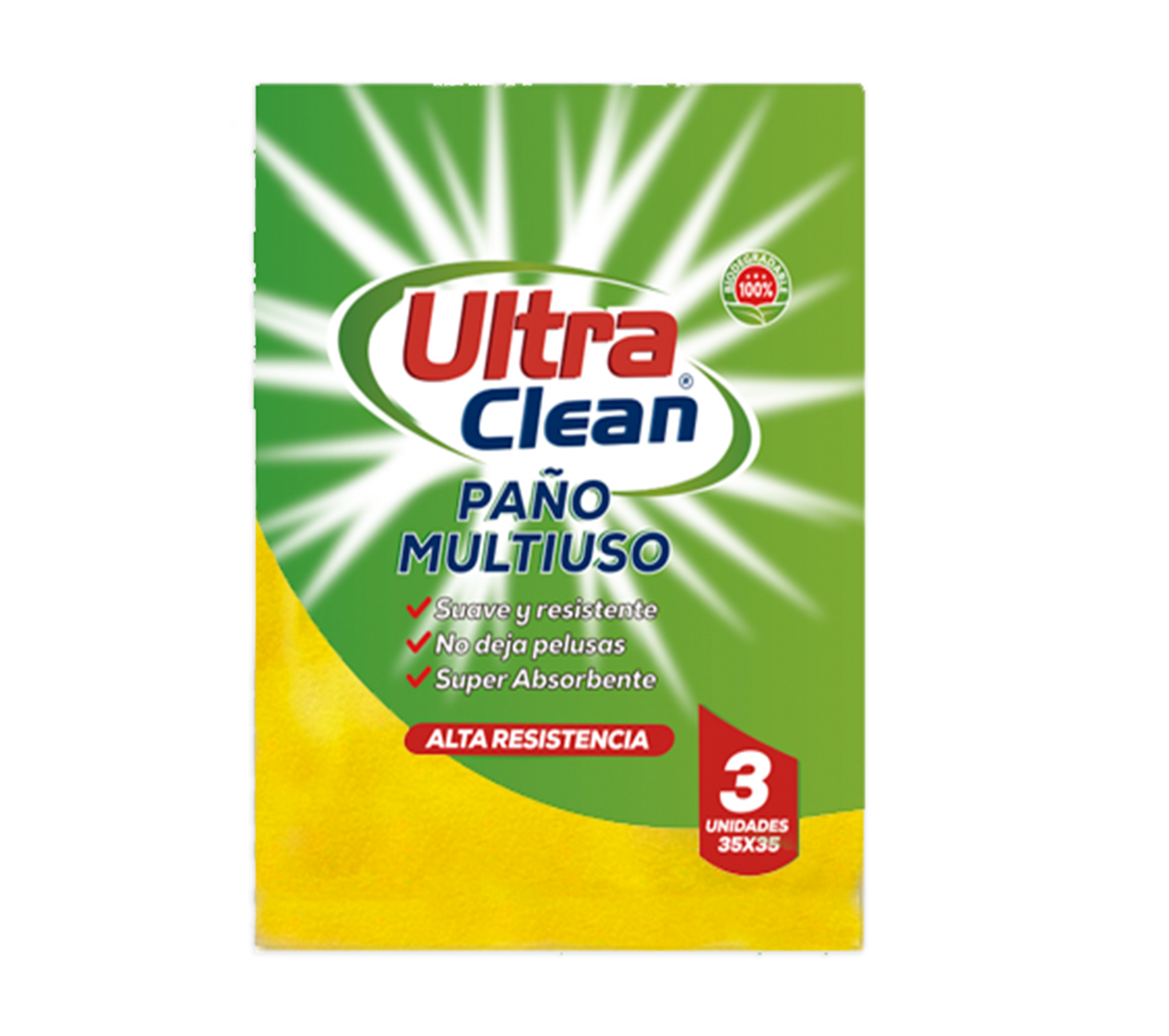 Paño Multiuso 35x35cm Caja 12 Unidades