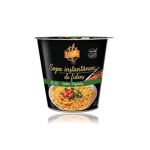 Sopa Instantánea Vitelli Vegetales 65gr