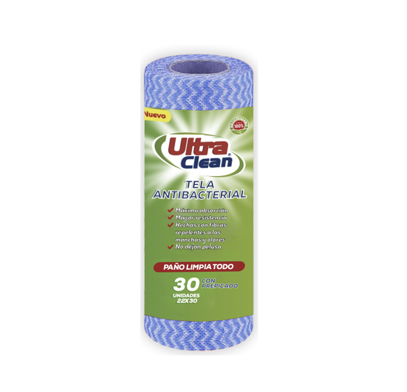 24 Unidades Tela Antibacterial