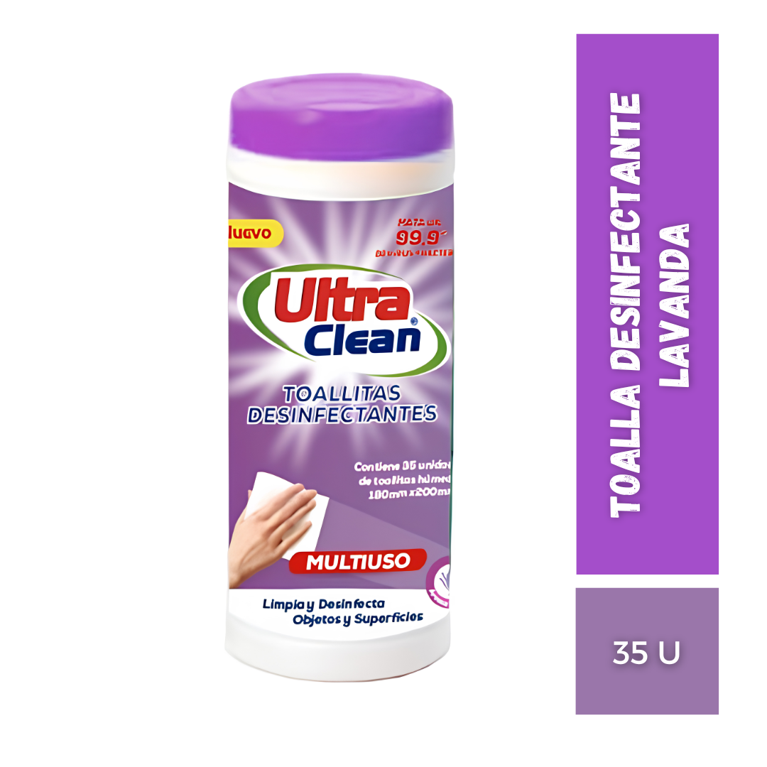Toalla Antibacterial Ultra Clean (18und)