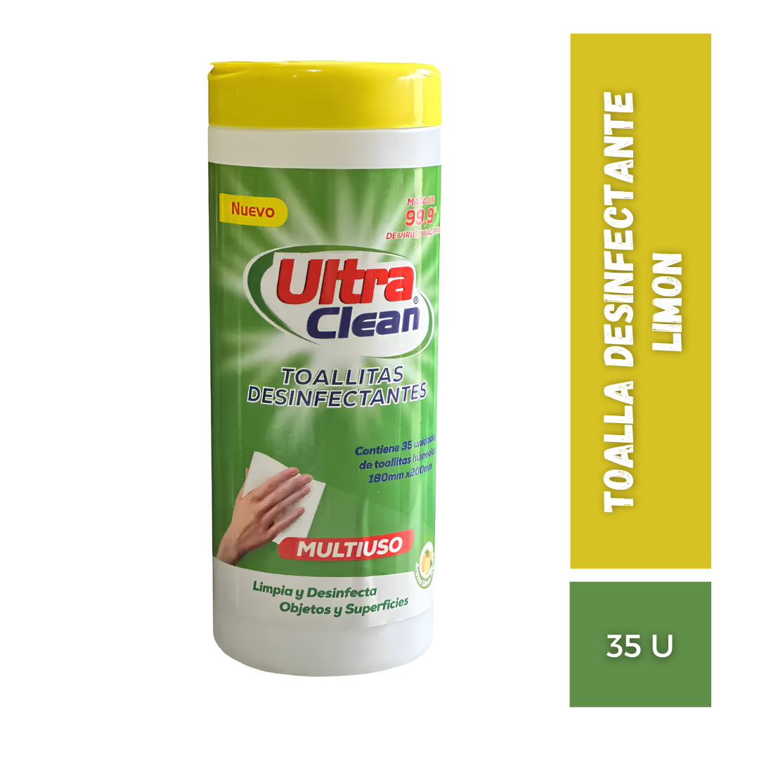 Toalla Antibacterial Ultra Clean (18und)