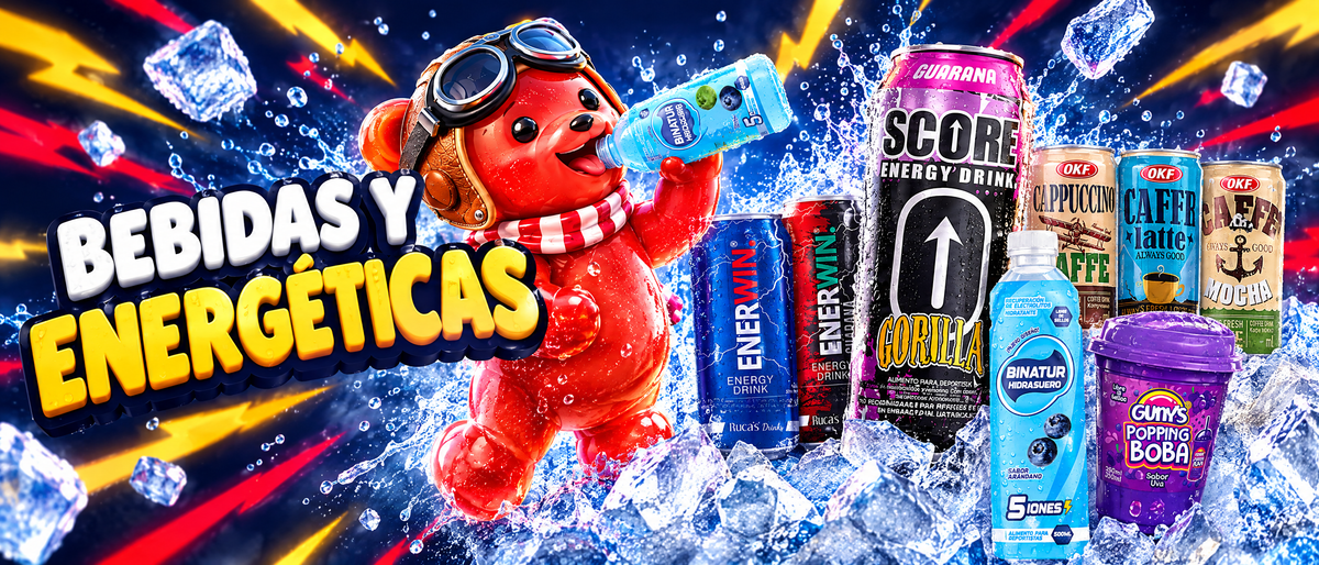 Bebidas y energéticas heladas con Ancestralito.