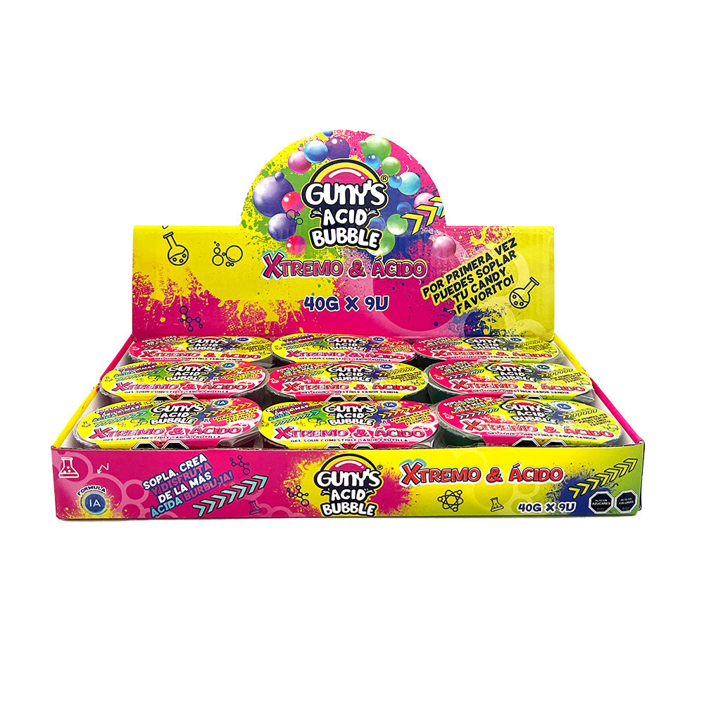 Gunys Acid Bubble 40gr (Display 9 Und)