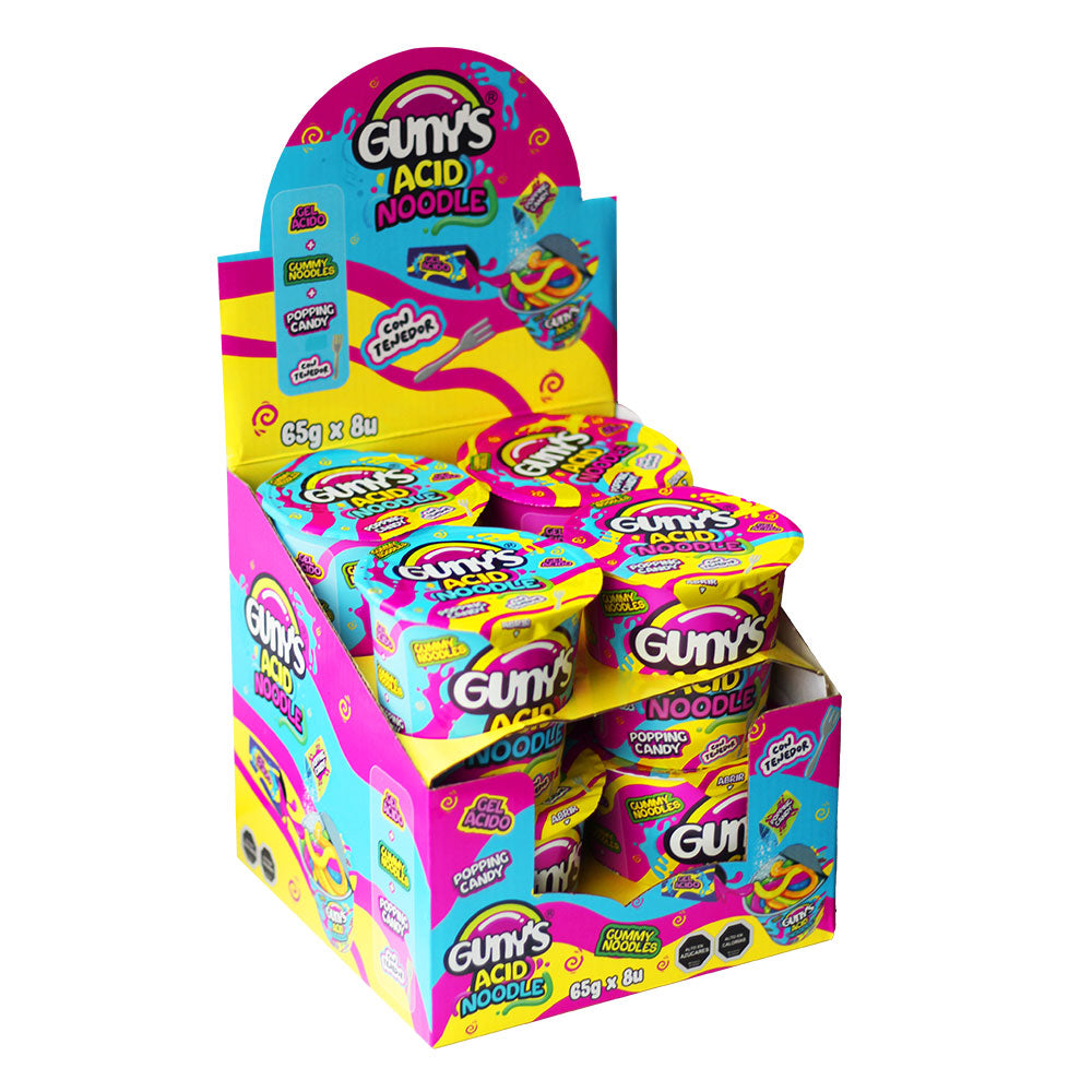 Gunys Acid Noodles 65gr (Display 8 Und)