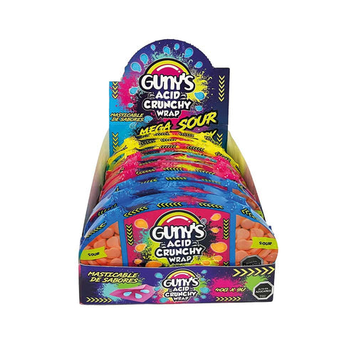 Gunys Acid Crunchy Wrap 40gr (Display 9 un)