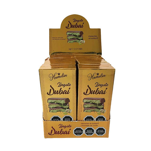 Lingote Dubai 60gr Hamelin (Display 12 un)