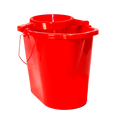 Balde con Estrujador Rojo