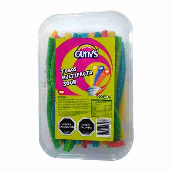 Tubos Multifruta Sour Gunys 300gr