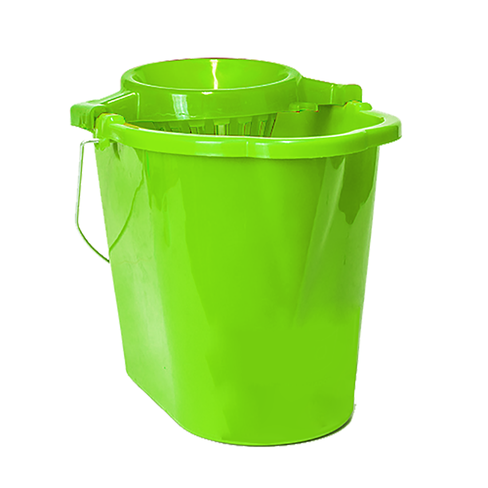 Balde con Estrujador Verde